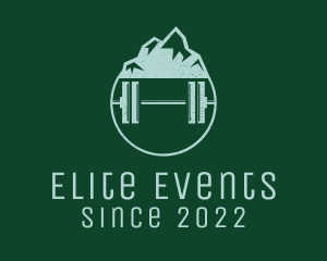 Powerlifting - Mountain Fitness Gym logo design