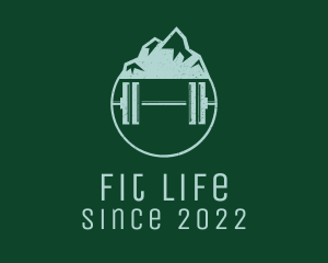 Mountain Fitness Gym  logo design