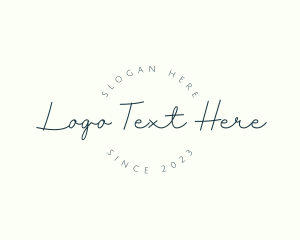 Elegant - Elegant Handwritten Company logo design