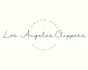 Elegant Handwritten Company Logo