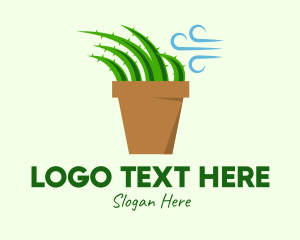 Wind - Aloe Vera Breeze logo design