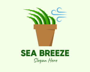 Aloe Vera Breeze  logo design