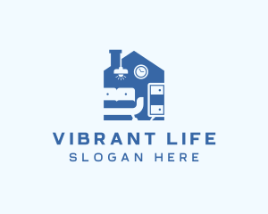 Living Room Furnishing logo design