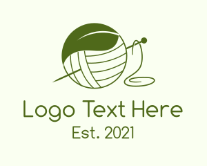 Clothing - Green Leaf Yarn logo design