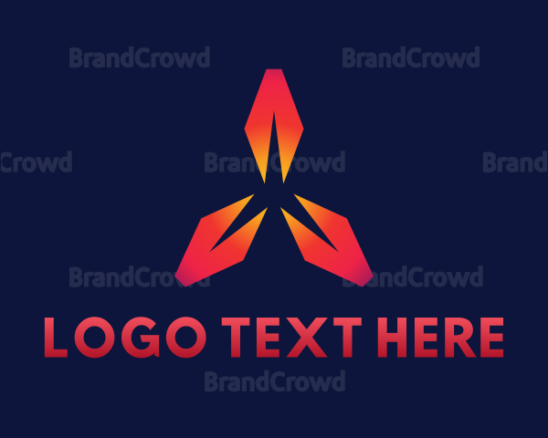 Geometric Gaming Blade Logo