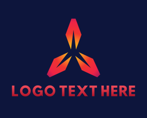 App - Geometric Gaming Blade logo design