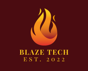 Blaze - Blazing Fire Flaming logo design