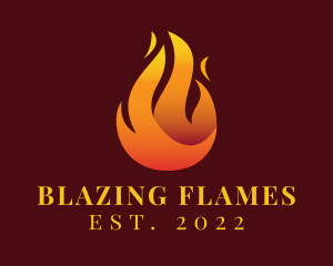 Inferno - Blazing Fire Flaming logo design