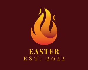Heat - Blazing Fire Flaming logo design