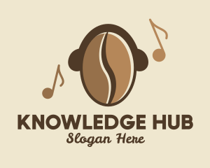 Playlist - Coffee Bean Cafe Music logo design