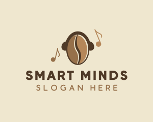 Playlist - Coffee Bean Cafe Music logo design
