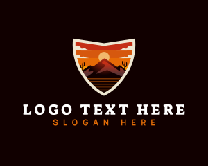 Outdoor - Wild Desert Mountain logo design