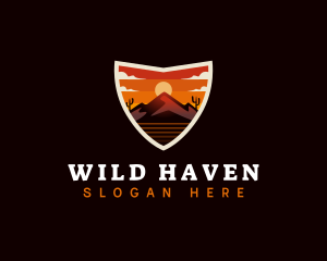 Wild Desert Mountain logo design