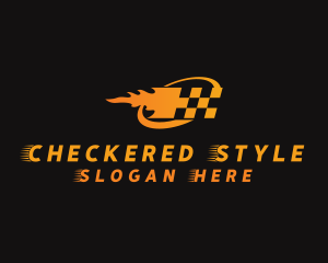 Checkered - Fast Motorsports Racing logo design
