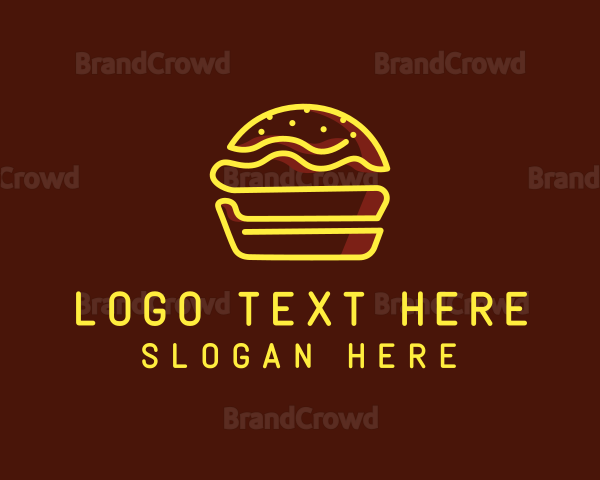 Burger Food Snack Logo