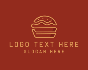 Red Burger - Burger Food Snack logo design
