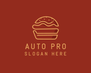 Burger Food Snack Logo