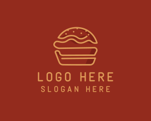 Lunch - Burger Food Snack logo design