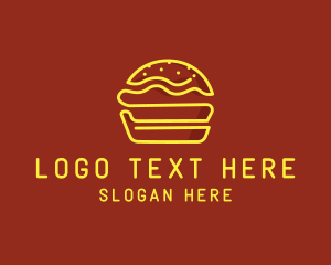 Food - Burger Food Snack logo design