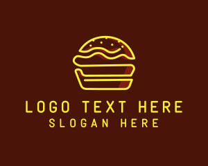 Burger Food Snack Logo