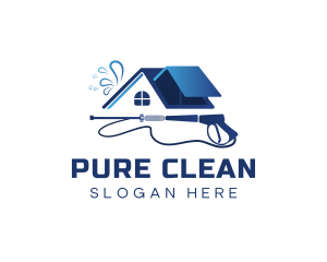 House Cleaning Pressure Washer logo design