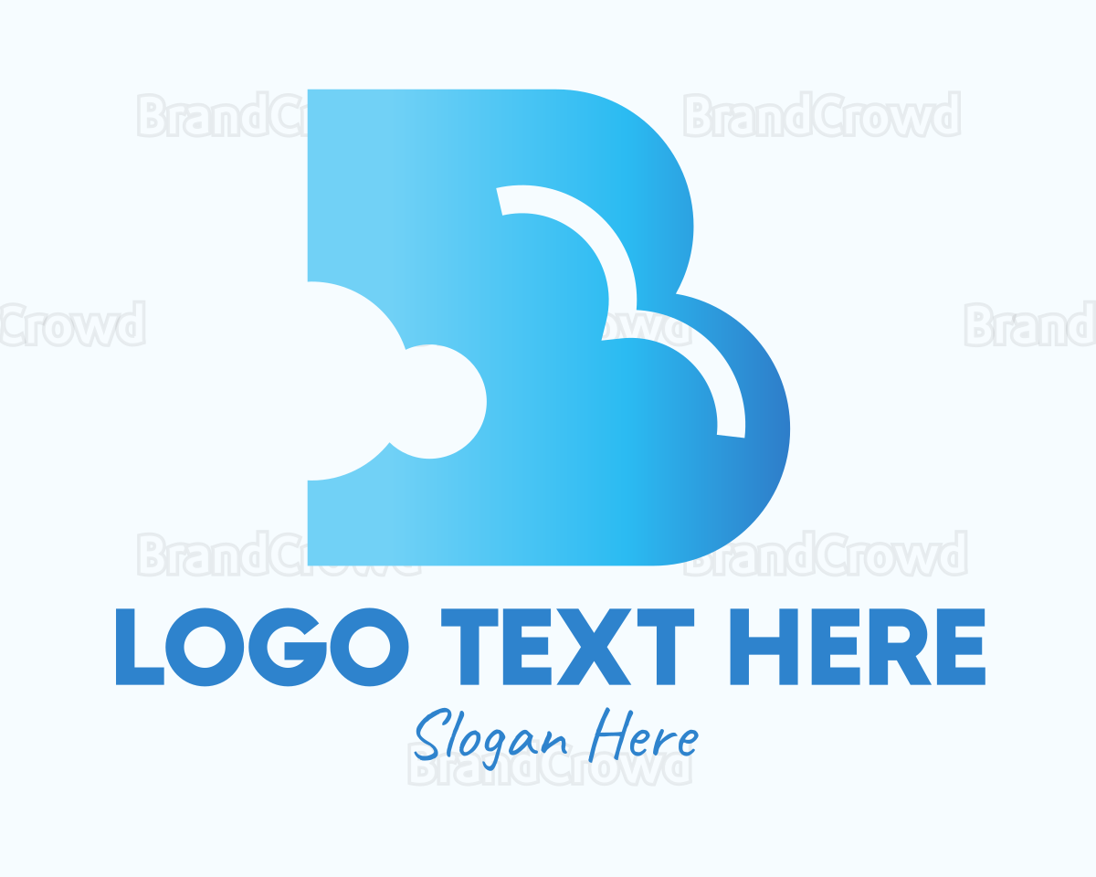 Blue Cloud Letter B Logo | BrandCrowd Logo Maker