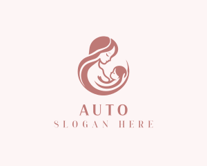 Adoption - Mother Baby Breastfeeding logo design