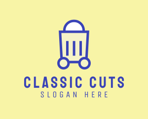 Online Shopping Cart logo design