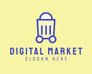 Online - Online Shopping Cart logo design