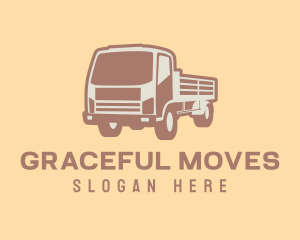 Transport Truck Construction logo design