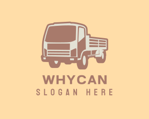 Delivery - Transport Truck Construction logo design