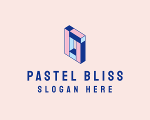 Pastel - Pastel Rectangle Block logo design