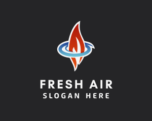 Hot & Cold Temperature logo design