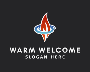 Hot & Cold Temperature logo design