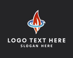 Hot - Hot & Cold Temperature logo design