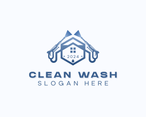 Cleaning Pressure Washer logo design