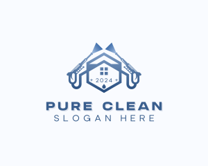 Cleaning Pressure Washer logo design