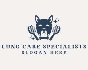 Pet Dog Grooming logo design