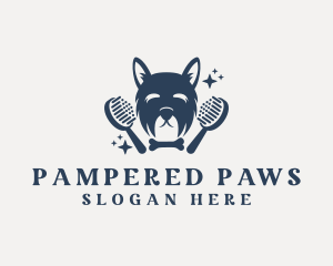 Grooming - Pet Dog Grooming logo design