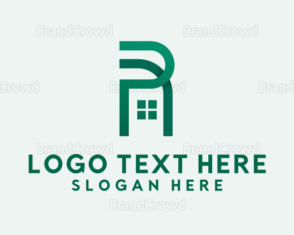 Realtor House Letter R Logo