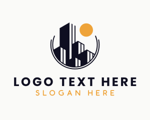Office Space - Residential Building Tower logo design