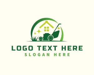 Lawn - Lawn Mower House logo design