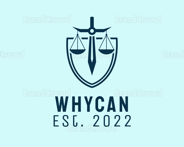 Sword Scale Legal Service Logo