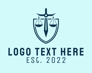 Law Enforcer - Sword Scale Legal Service logo design