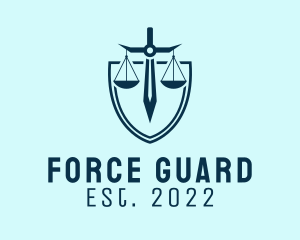 Sword Scale Legal Service  logo design