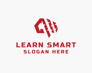 Spiky Brain Smart logo design