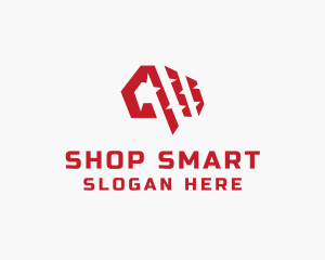 Spiky Brain Smart logo design