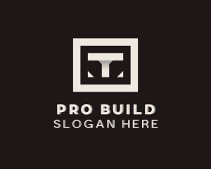 Contractor - Industrial Builder Contractor logo design