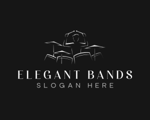 Drummer Band Musician logo design