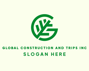 Vegan - Natural Leaf Letter G logo design